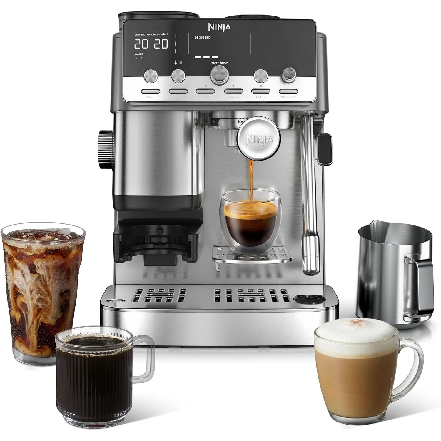 Ninja Luxe Café Mini Plus ES352UK Espresso Coffee Machine